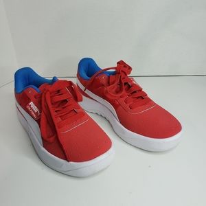 Womens Red Puma Sneakers size 6